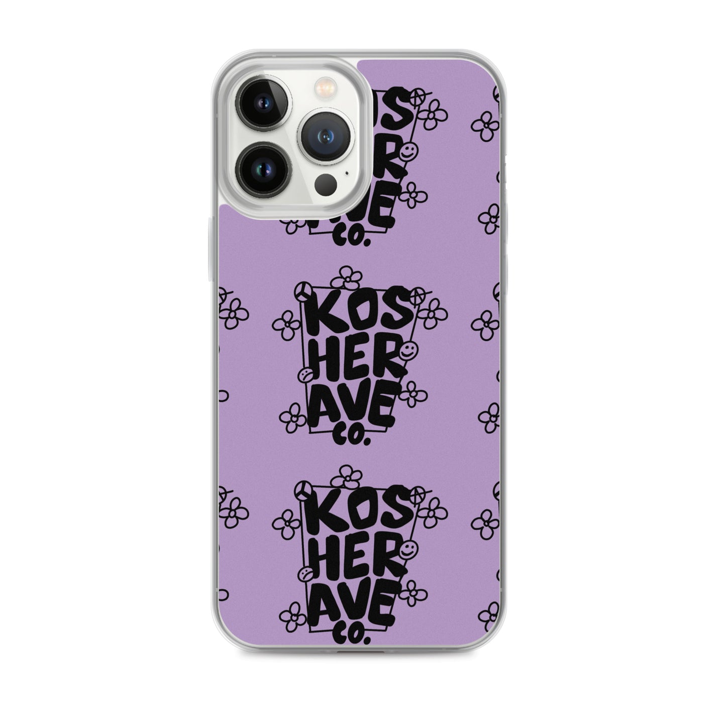 Smell The Flowers Purple iPhone Case