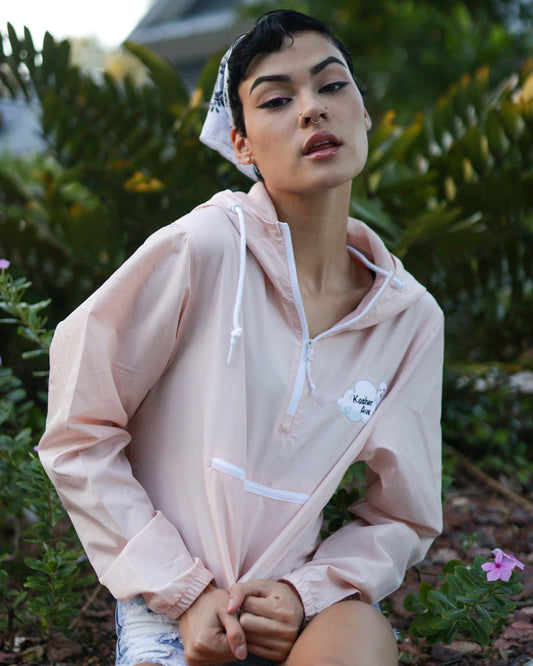 Head in The Clouds Crop Windbreaker