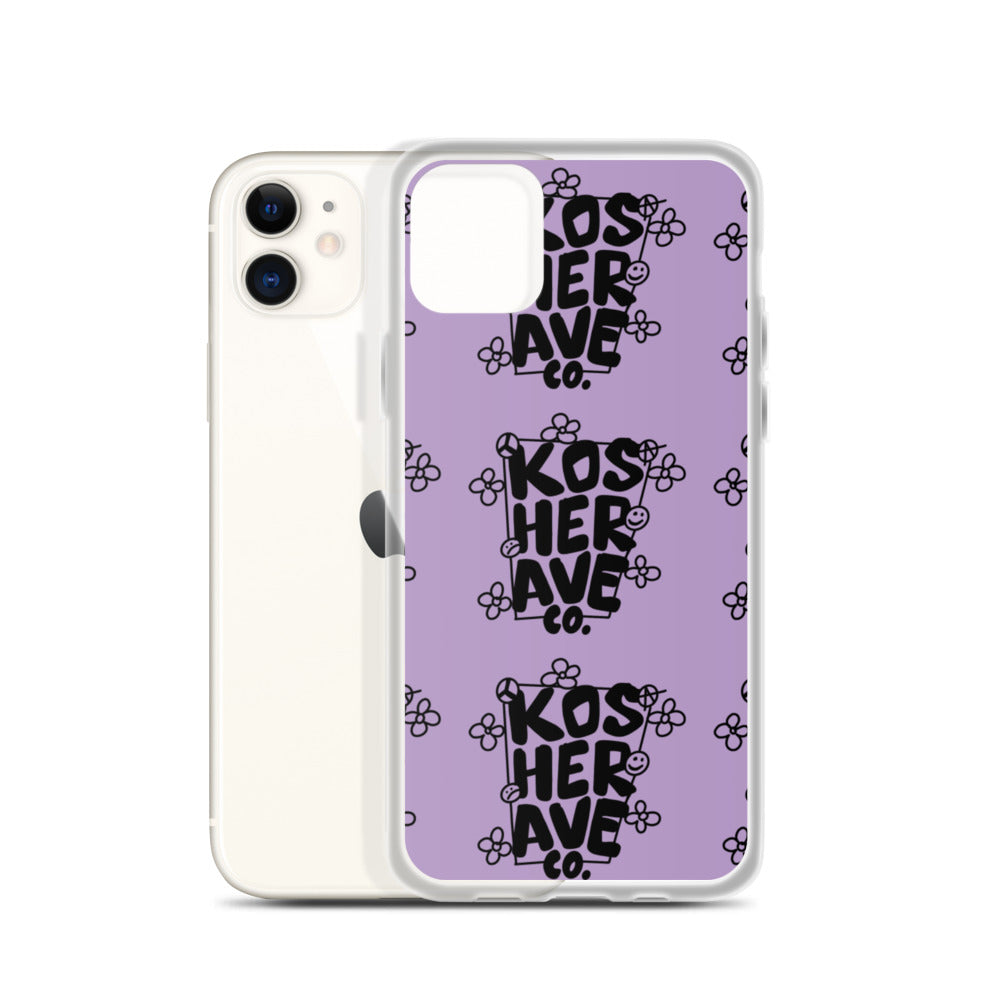 Smell The Flowers Purple iPhone Case