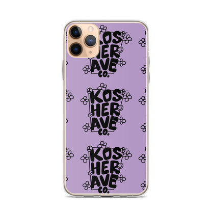 Smell The Flowers Purple iPhone Case