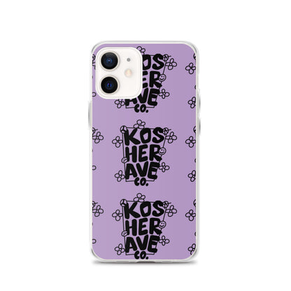 Smell The Flowers Purple iPhone Case