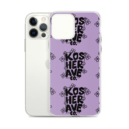 Smell The Flowers Purple iPhone Case