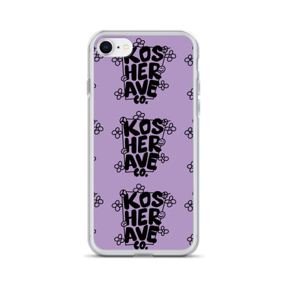 Smell The Flowers Purple iPhone Case