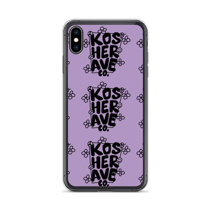 Smell The Flowers Purple iPhone Case