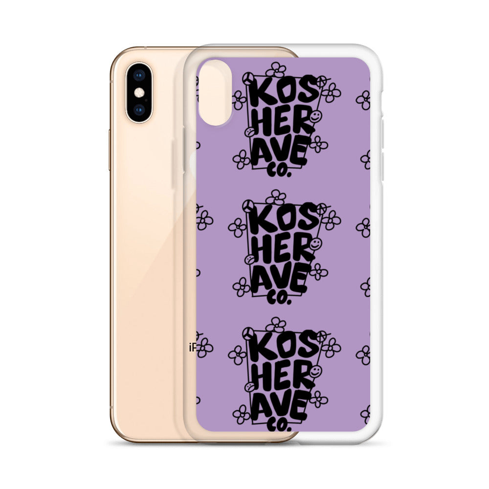 Smell The Flowers Purple iPhone Case